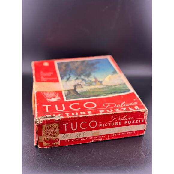 Vintage Tuco Puzzle - Old Village Scene - Picture 1 of 6